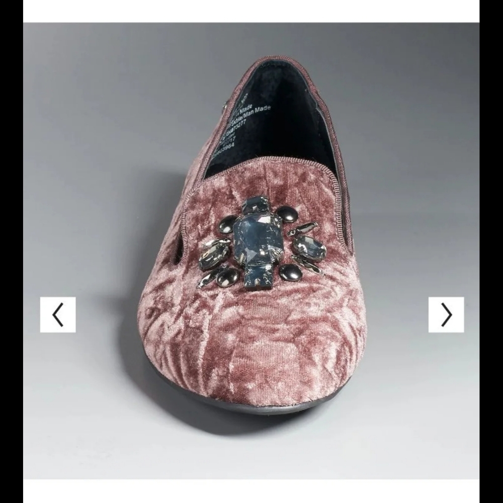 Simply Vera Vera Wang Bari Smoking Flats - Picture 11 of 12